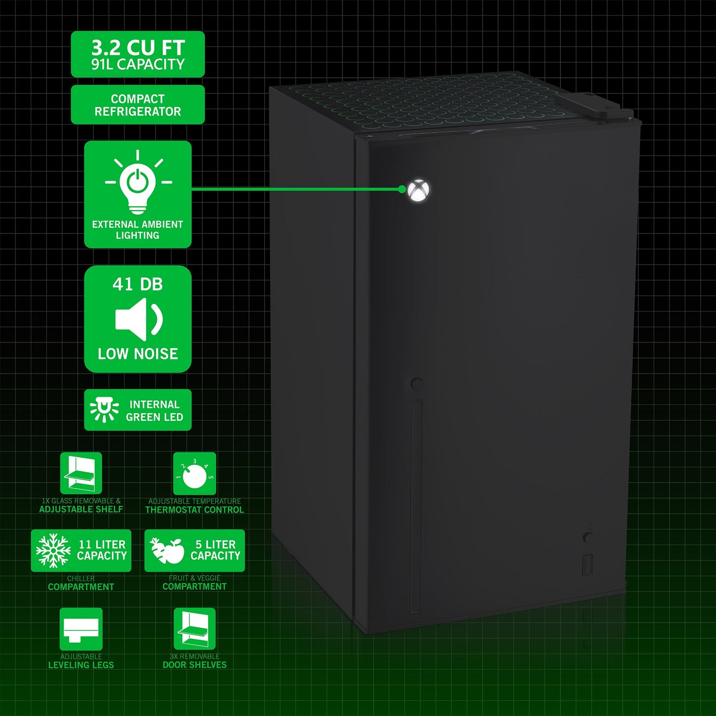 3.2CF 1D FRIDGE