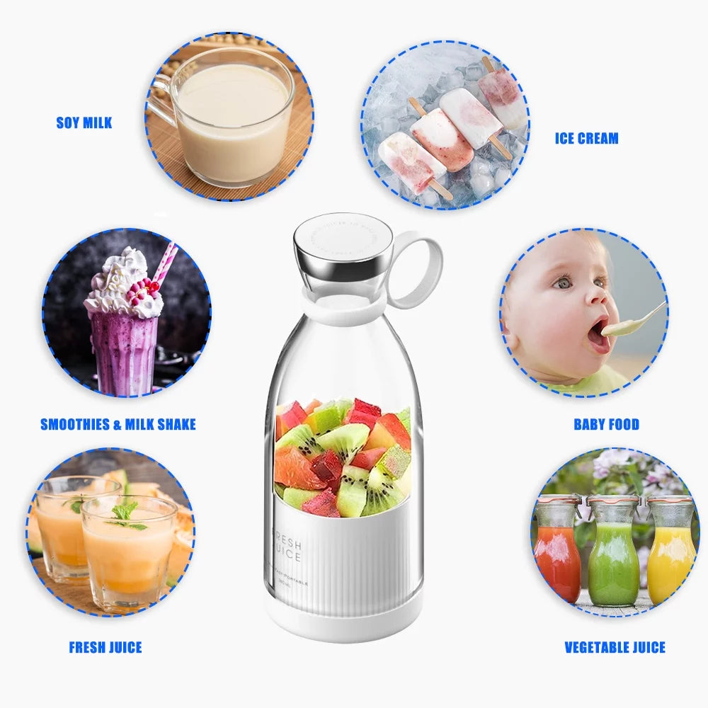 Homegeek Portable Personal Blender Cup for Smoothies and Shakes