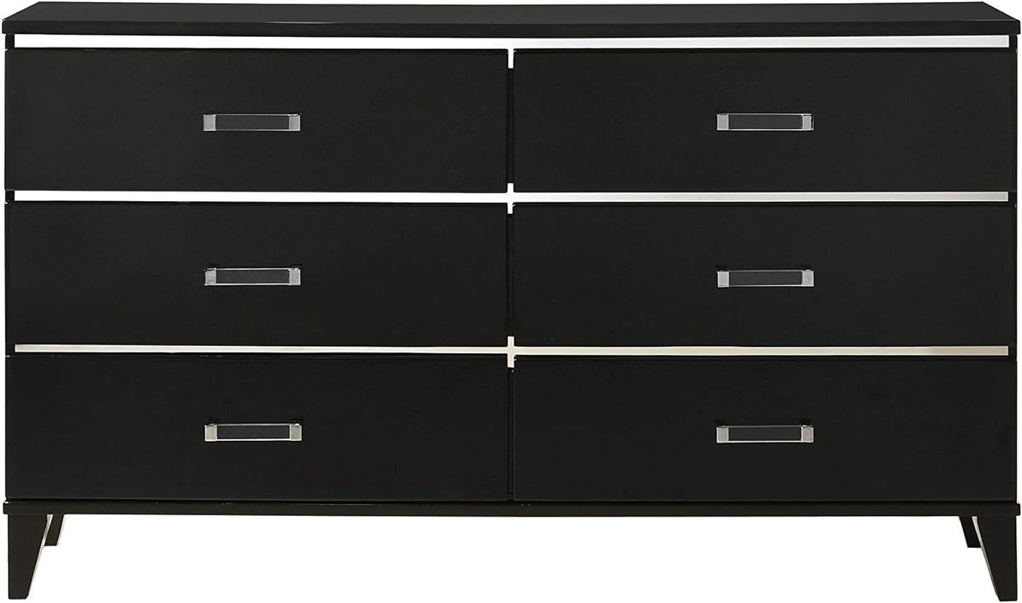 Furniture Chelsie Dresser, Black